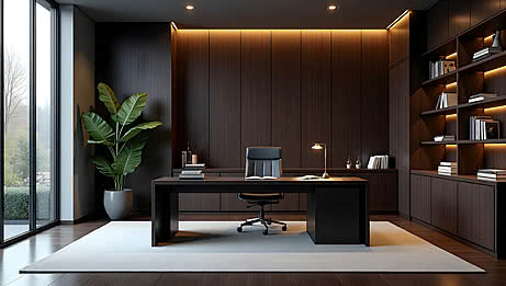 pngtree-modern-executive-office-desk-with-wooden-aesthetic-image_17153527